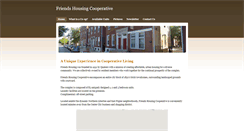 Desktop Screenshot of friendshousingcooperative.com